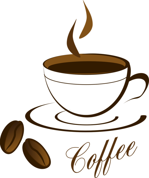 Нарисованная чашка кофе