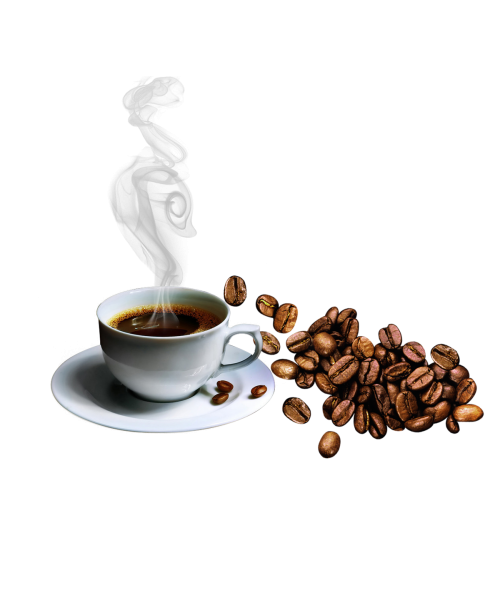 Кофе на белом фоне