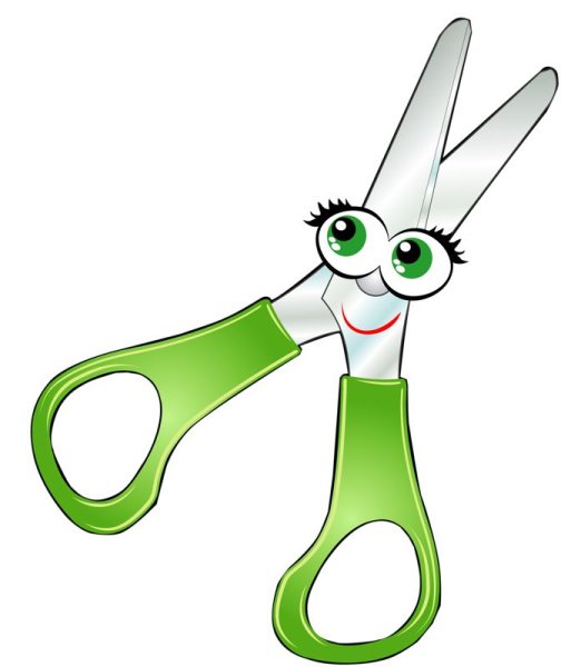 Ножницы мультяшная