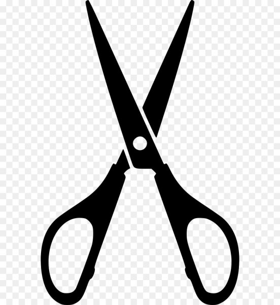 Трафарет ножницы