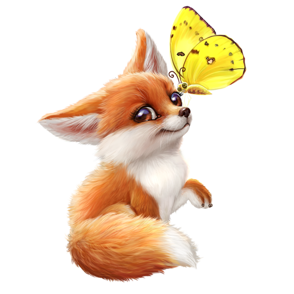 Мультяшные лисички