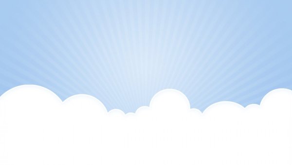 Небо мультяшное