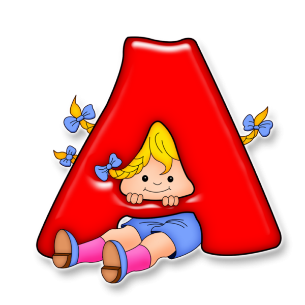 Красочные буквы для детей