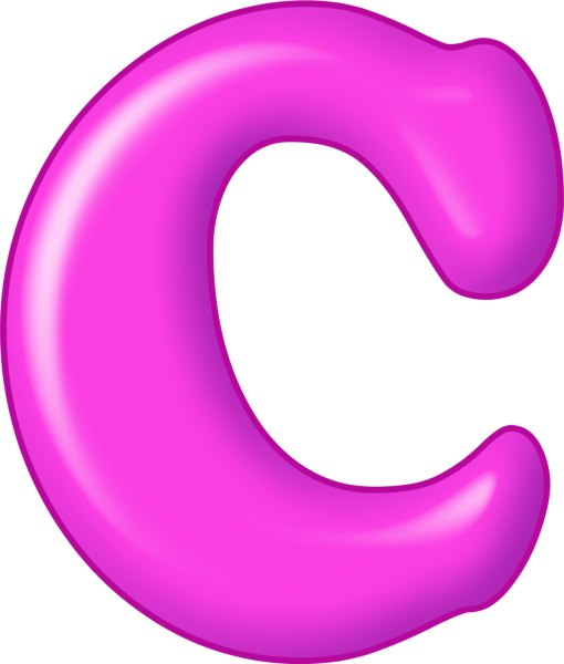 Крупные цветные буквы