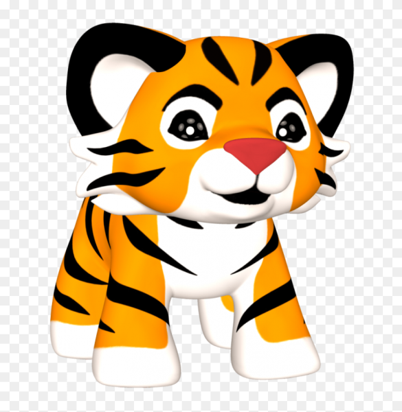 Тигренок мультяшный