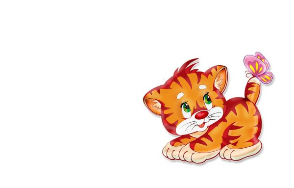 Милый Тигренок вектор