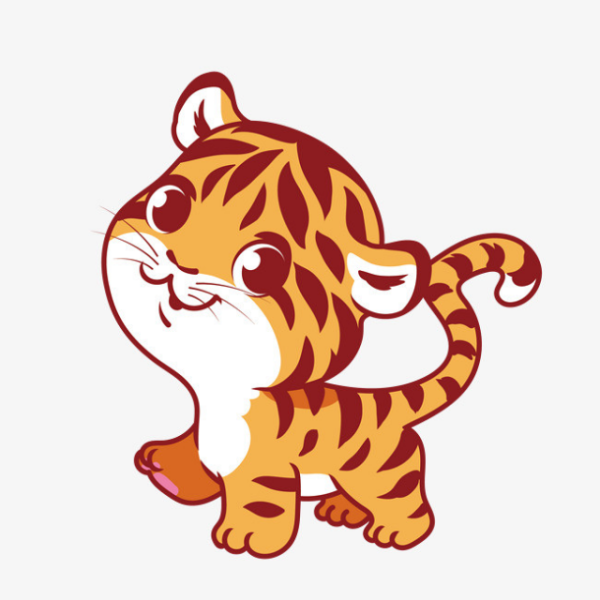 Тигренок из мультфильма