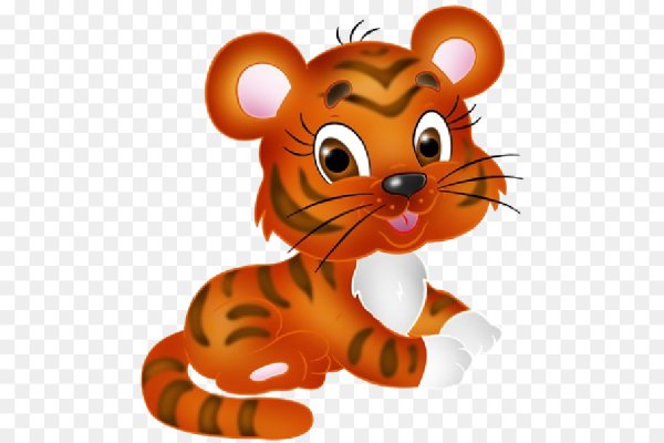 Тигренок мультяшный