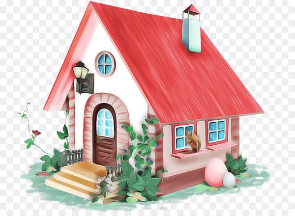 Домик мультяшный