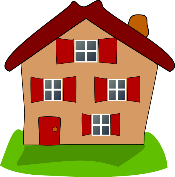 Домик мультяшный