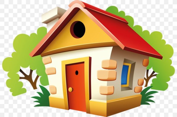 Домик мультяшный