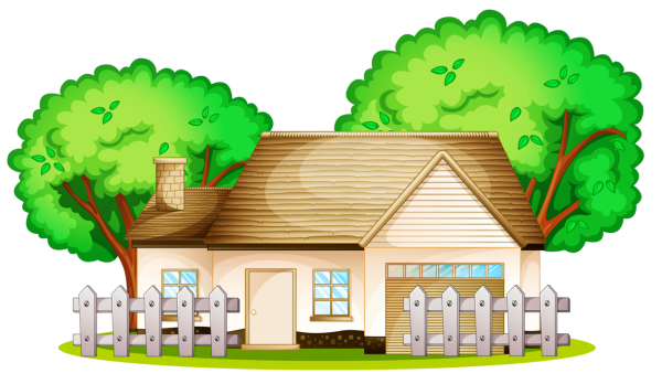 Домик мультяшный