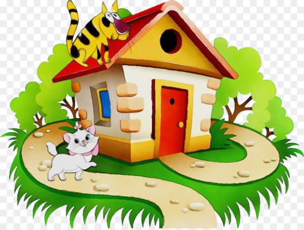 Дом мультяшный