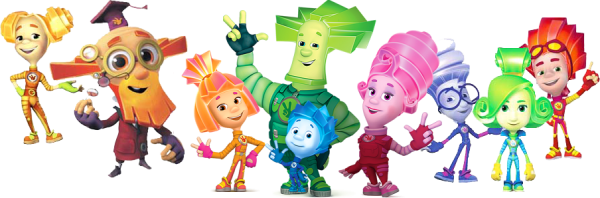 Персонажи мультика Фиксики