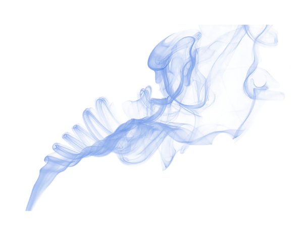 Дым на прозрачном фоне