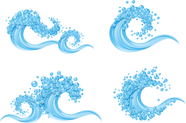 Морские волны Графика