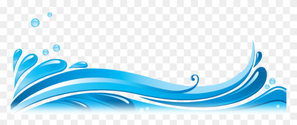 Волна на прозрачном фоне