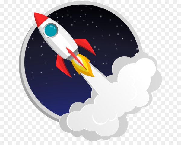 Ракета в космосе