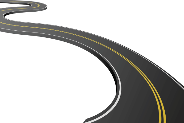 Трасса на прозрачном фоне