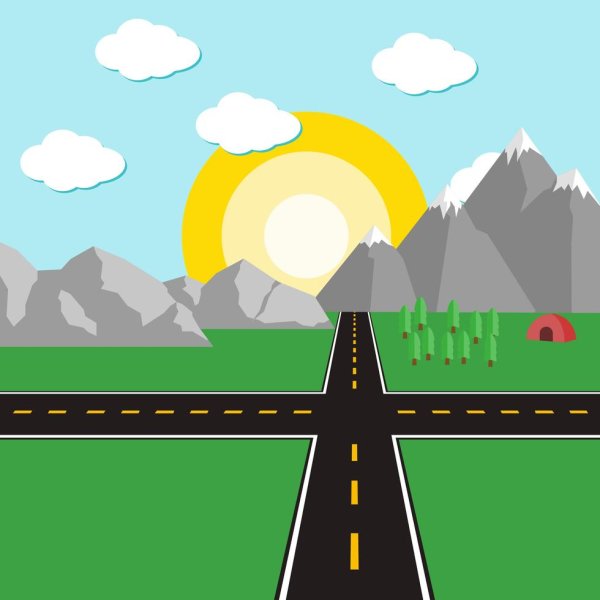 Дорога вектор