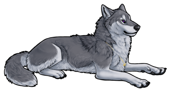 Волк мультяшная