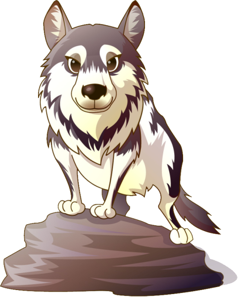 Волк вектор