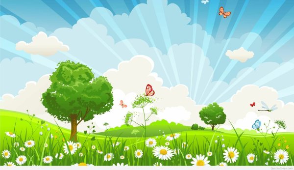 Мультяшная природа