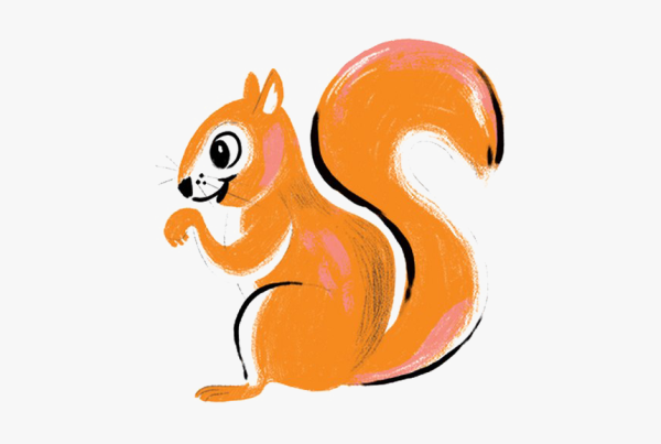 Белочки мультяшные