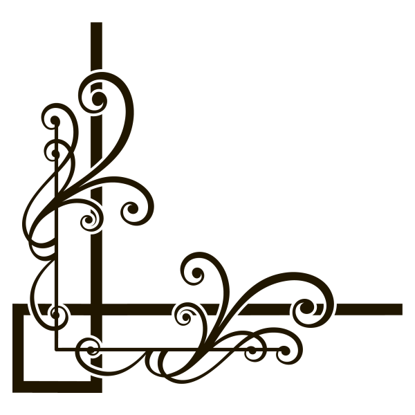 Узорные уголки