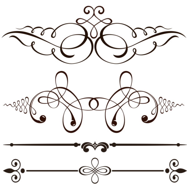 Винтажные вензеля