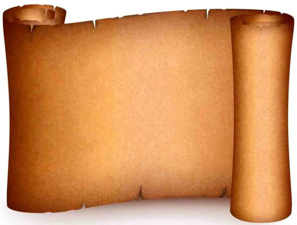 Свиток бумаги