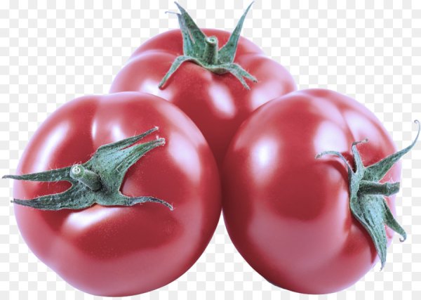 Помидор на белом фоне