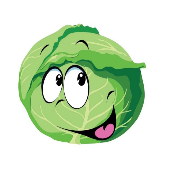 Капуста мультяшная