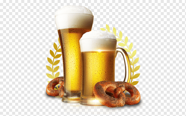 Разливное пиво на белом фоне