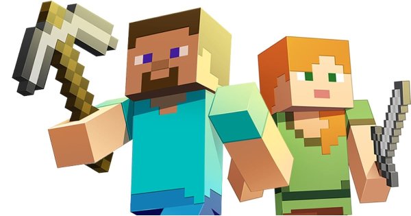 Алекс с киркой майнкрафт