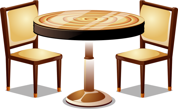 Деревянный столик для фотошопа