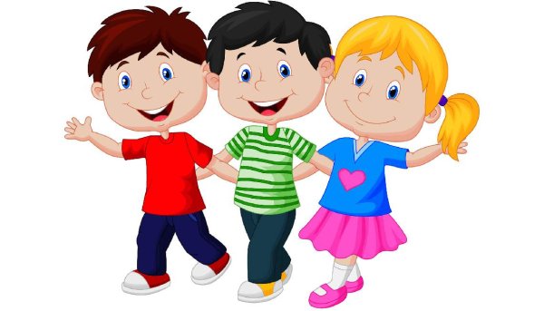 Дети на прозрачном фоне