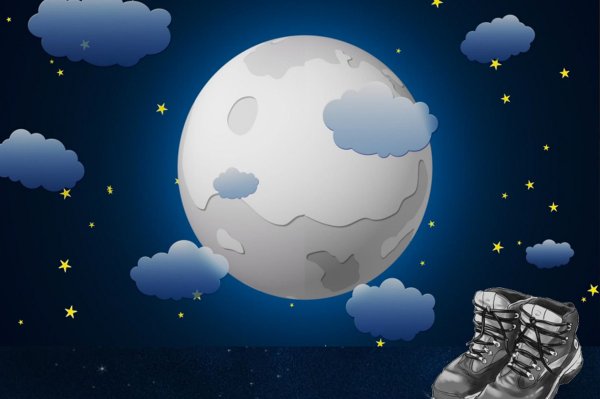 Луна иллюстрация