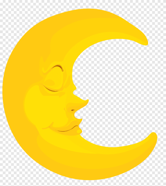 Луна на белом фоне