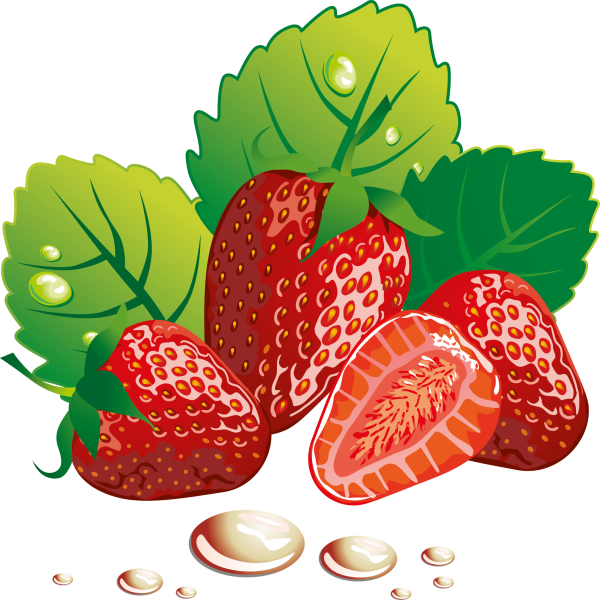 Клубника мультяшная