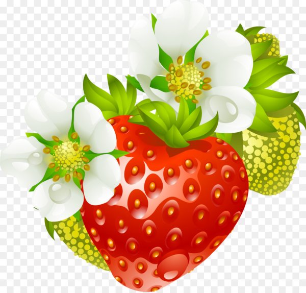 Клубника мультяшная