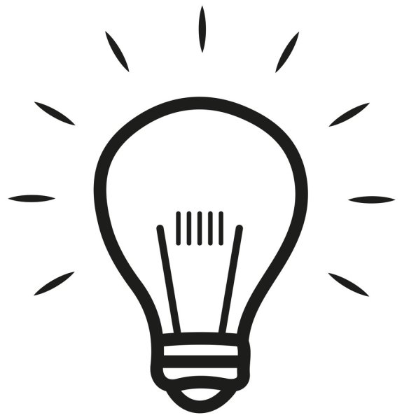 Лампочка контур