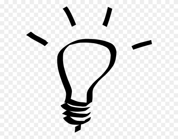 Лампочка без фона