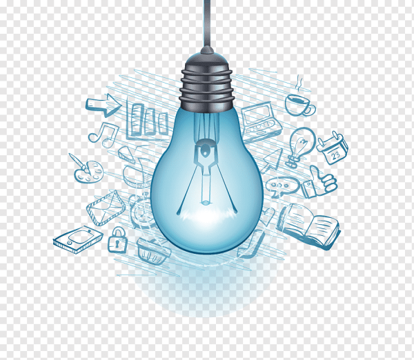 Лампа идея вектор