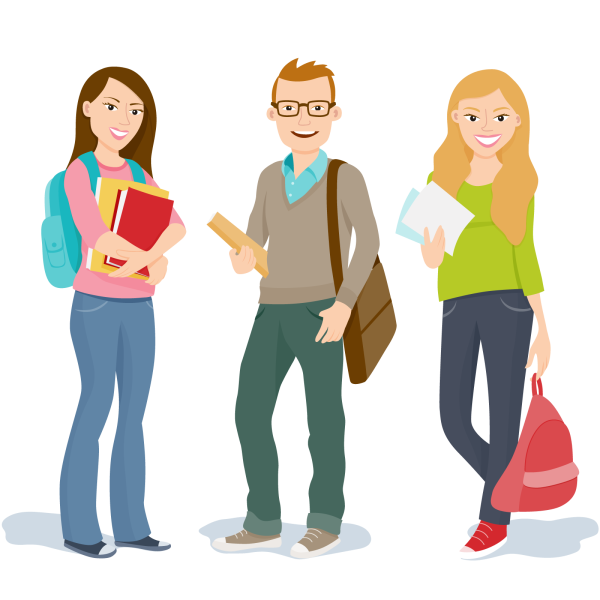 Студенты мультяшные