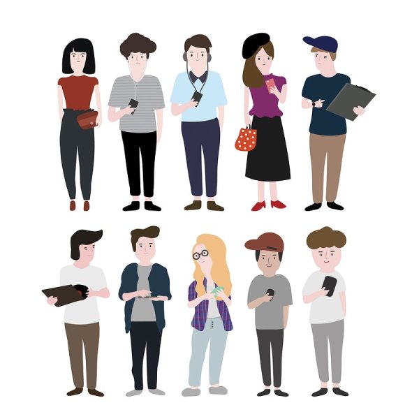 Человек вектор