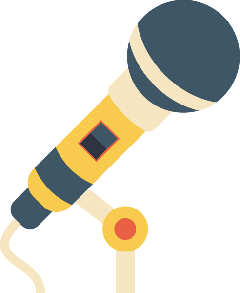 Микрофон мультяшный