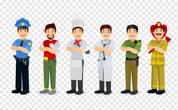 Мужские профессии для детей