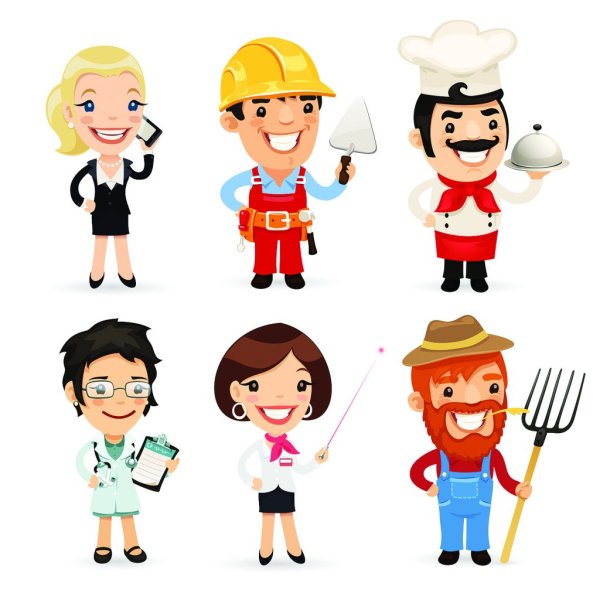 Профессии мультяшные