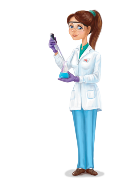 Лаборанты мультяшные